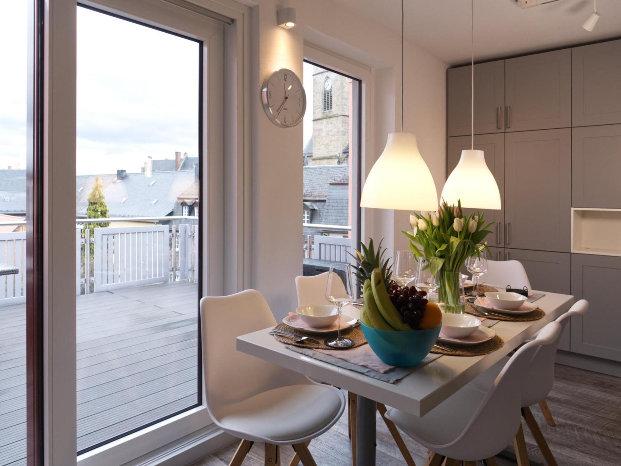 Thueringenapartments Boulevard Xxl 5-7 Personen Saalfeld Saale Luaran gambar